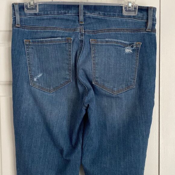 LOFT Double Frayed Hem Modern Skinny Size 27/4 - Picture 8 of 11